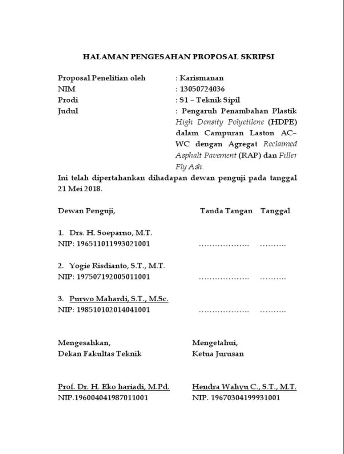 Contoh Scan Pengesahan Skripsi/Tugas Akhir/Tesis/Disertasi